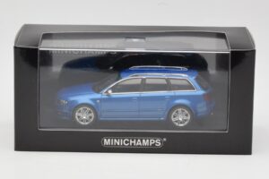 Audi RS4 B7 Avant Blue Metallic Minichamps 1:43 AUDI010 メタル - 画像 4/4