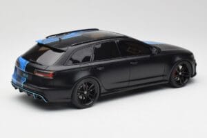 Audi RS6 C7 Avant GMK ブルー & ブラック GT Spirit 1:18 GT799 レジン - 画像 2/6