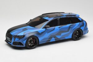 Audi RS6 C7 Avant GMK ブルー & ブラック GT Spirit 1:18 GT799 レジン