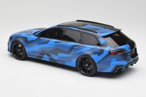 Audi RS6 C7 Avant GMK ブルー & ブラック GT Spirit 1:18 GT799 レジン - 画像 5/6