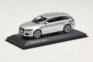 Audi RS6 C7 Avant Prisma Silver Minichamps 1:43 5011216213 メタル - 画像 2/4