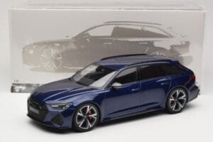 Audi RS6 C8 Avant Blue Metallic Minichamps 1:18 155018011 メタル - 画像 6/6