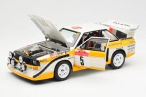 Audi Sport Quattro S1 #5 W. Rohrl / C. Geistdorfer Rally Sanremo Winner 1985 AUTOart 1:18 88503 コンポジット - 画像 2/8