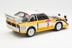 Audi Sport Quattro S1 #5 W. Rohrl / C. Geistdorfer Rally Sanremo Winner 1985 AUTOart 1:18 88503 コンポジット - 画像 3/8