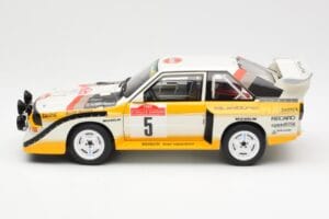 Audi Sport Quattro S1 #5 W. Rohrl / C. Geistdorfer Rally Sanremo Winner 1985 AUTOart 1:18 88503 コンポジット - 画像 4/8