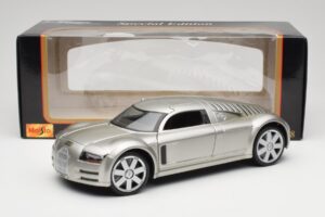 Audi Rosemeyer シルバー Maisto 1:18 31625 メタル - 画像 8/8
