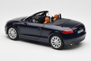 Audi TT 8J Roadster ディープシーブルー Minichamps 1:18 5010500525 メタル - 画像 7/8