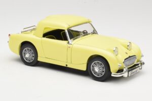 Austin-Healey Sprite Mk1 イエロー Revell 1:18 08835 メタル - 画像 6/8