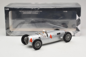 Auto Union Typ C #4 A. Varzi 2nd Place Monaco GP 1936 Minichamps 1:18 155361004 メタル - 画像 6/6