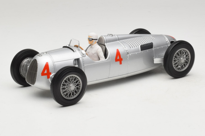 Auto Union Typ C #4 A. Varzi 2nd Place Monaco GP 1936 Minichamps 1:18 155361004 メタル