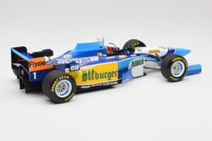 Benetton Renault B195 #1 M. Schumacher Winner Monaco GP 1995 Minichamps 1:18 510952301 メタル - 画像 2/6