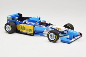 Benetton Renault B195 #1 M. Schumacher Winner Pacific GP F1 World Champion 1995 Minichamps 1:18 510953301 メタル - 画像 4/6