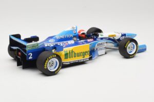 Benetton Renault B195 #2 J. Herbert Winner British GP 1995 Minichamps 1:18 110950802 メタル - 画像 2/6