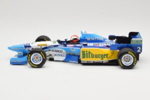 Benetton Renault B195 #2 J. Herbert Winner British GP 1995 Minichamps 1:18 110950802 メタル - 画像 3/6