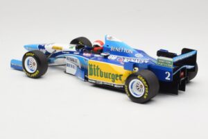 Benetton Renault B195 #2 J. Herbert Winner British GP 1995 Minichamps 1:18 110950802 メタル - 画像 5/6