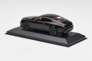 Bentley Continental GT ブラック ブラックホイール付き Minichamps 1:43 BENTLEY002 メタル - 画像 3/4