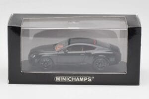 Bentley Continental GT ブラック ブラックホイール付き Minichamps 1:43 BENTLEY002 メタル - 画像 4/4