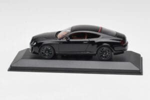 Bentley Continental GT ブラック ブラックホイール付き Minichamps 1:43 BENTLEY002 メタル
