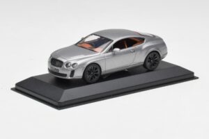 Bentley Continental GT グレー ブラックホイール付き Minichamps 1:43 BENTLEY001 メタル - 画像 2/4