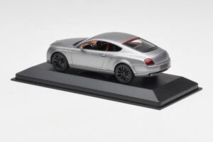 Bentley Continental GT グレー ブラックホイール付き Minichamps 1:43 BENTLEY001 メタル - 画像 3/4