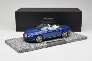 Bentley Continental GT Speed カブリオレ ブルー Minichamps 1:18 107139331 メタル - 画像 6/6