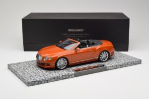 Bentley Continental GT Speed カブリオレ Orange Metallic Minichamps 1:18 107139430 メタル - 画像 6/6