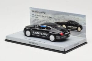 Bentley Continental GT World Record Car on Ice ブラック Minichamps 1:43 436139026-O メタル - 画像 3/4