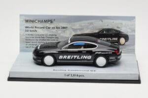 Bentley Continental GT World Record Car on Ice ブラック Minichamps 1:43 436139026-O メタル