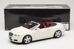 Bentley Continental GTC ホワイト Minichamps 1:18 100139032 メタル - 画像 8/8