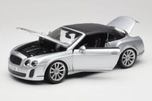 Bentley Continental Supersports カブリオレ 1st Gen シルバー Bburago 1:18 18-11037S メタル - 画像 2/8