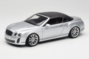 Bentley Continental Supersports カブリオレ 1st Gen シルバー Bburago 1:18 18-11037S メタル