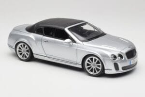 Bentley Continental Supersports カブリオレ 1st Gen シルバー Bburago 1:18 18-11037S メタル - 画像 6/8