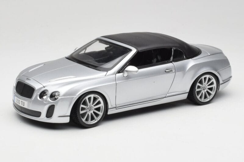 Bentley Continental Supersports カブリオレ 1st Gen シルバー Bburago 1:18 18-11037S メタル