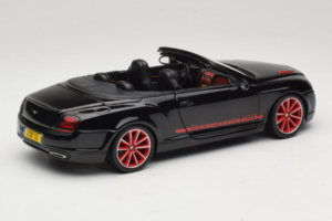 Bentley Continental Supersports ISR カブリオレ ブラック レッドホイール Bburago 1:18 18-11035 メタル - 画像 3/8
