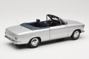 BMW 1600 カブリオレ シルバー Minichamps 1:18 80430145819 メタル - 画像 3/8