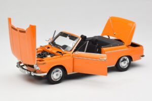 BMW 1600 カブリオレ オレンジ Minichamps 1:18 100021030-O メタル - 画像 2/8