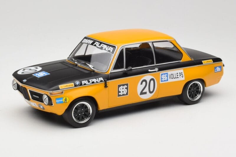 BMW 1600 E10 #20 Alpina H. Marko Class Winner Austria Trophy Salzburg ETCC 1970 Minichamps 1:18 155702620 メタル