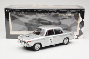 BMW 1800 TiSA #6 J. Munaron / K. Eppelein 24 Hours of Spa 1965 Minichamps 1:18 155652906 メタル - 画像 6/6