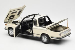 BMW 2002 Baur カブリオレ E10 Chamonix ホワイト AUTOart 1:18 70532 メタル - 画像 5/8