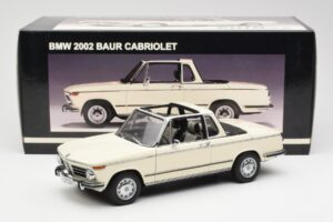 BMW 2002 Baur カブリオレ E10 Chamonix ホワイト AUTOart 1:18 70532 メタル - 画像 8/8