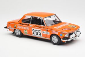 BMW 2002 Jagermeister #255 W. Stiller Rally Monte Carlo 1973 IXO 1:18 18RMC165 メタル - 画像 4/6