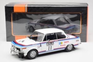 BMW 2002 #11 A. Warmbold / J. Todt RAC Rally 1973 IXO 1:18 18RMC164 メタル - 画像 6/6