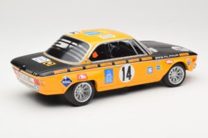 BMW 2800 CS BMW Alpina #14 H. Kelleners / G. Huber Winners 24 Hours of Spa 1970 Minichamps 1:18 155702714 メタル - 画像 2/6