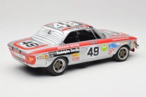 BMW 2800 CS E9 #49 Team Schnitzer G. Herzog / H. Heyer 24 Hours of Spa 1972 Minichamps 1:18 155722749 メタル - 画像 2/6