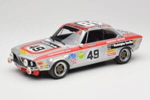 BMW 2800 CS E9 #49 Team Schnitzer G. Herzog / H. Heyer 24 Hours of Spa 1972 Minichamps 1:18 155722749 メタル