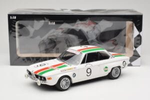 BMW 2800 CS E9 #9 Castrol BMW T. Moorkens / E. Haxhe 24 Hours of Spa 1971 Minichamps 1:18 155712709 メタル - 画像 6/6
