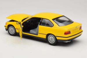 BMW 3 Series E36 クーペ イエロー UT Models 1:18 180023320 メタル - 画像 5/8