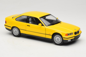 BMW 3 Series E36 クーペ イエロー UT Models 1:18 180023320 メタル - 画像 6/8