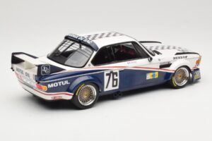 BMW 3.0 CSL E9 Garage Du Bac #76 P. Depnic / H. Coulon 24 Hours of Le Mans 1977 Minichamps 1:18 155772576 メタル - 画像 2/6