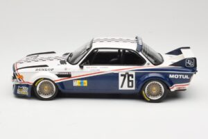 BMW 3.0 CSL E9 Garage Du Bac #76 P. Depnic / H. Coulon 24 Hours of Le Mans 1977 Minichamps 1:18 155772576 メタル - 画像 3/6